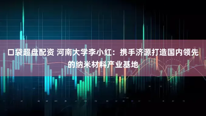 口袋超盘配资 河南大学李小红：携手济源打造国内领先的纳米材料产业基地