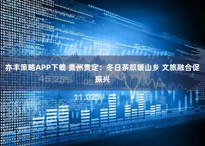 亦丰策略APP下载 贵州贵定：冬日茶叙暖山乡 文旅融合促振兴